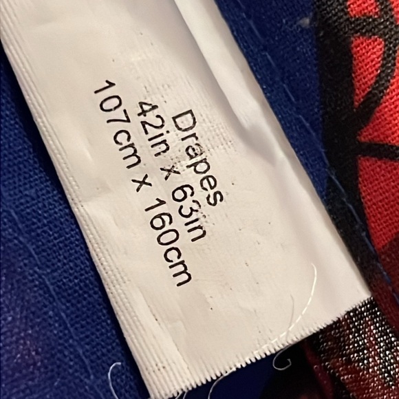 Marvel Spider Man Window Curtain Panels Size 42X63 - Picture 10 of 12